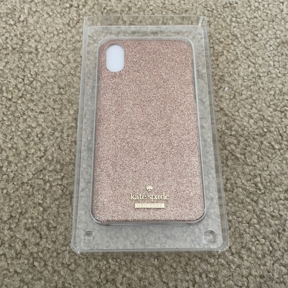 Kate Spade iPhone X Case Rose Gold - Picture 1 of 3